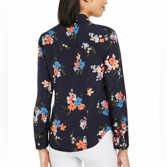 Michael Kors Zip-Front Utility Shirt - Picture 10 of 10